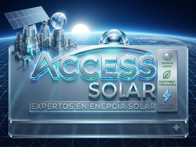 Identidad visual futurista Access Solar